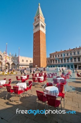 Venice Italy Saint Marco Square View Stock Photo