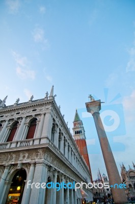 Venice Italy Saint Marco Square View Stock Photo