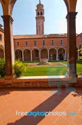 Venice Italy Scuola Dei Carmini Stock Photo