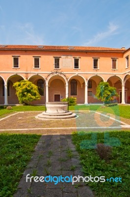 Venice Italy Scuola Dei Carmini Stock Photo