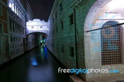 Venice Italy Sight Bridge Stock Photo