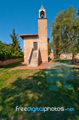 Venice Italy Torcello Belltower Stock Photo