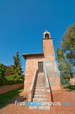 Venice Italy Torcello Belltower Stock Photo