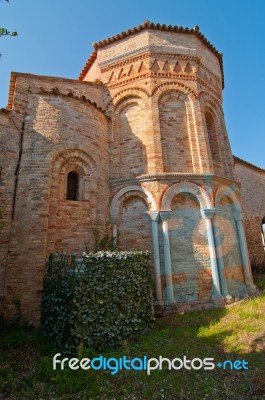 Venice Italy Torcello Cathedral Of Santa Maria Assunta Stock Photo