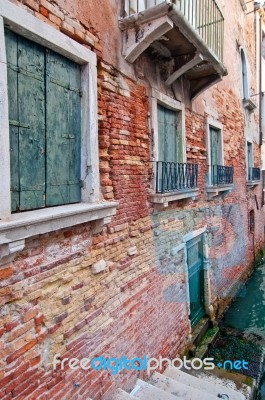 Venice  Italy Unusual Pittoresque View Stock Photo