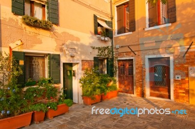 Venice  Italy Unusual Pittoresque View Stock Photo