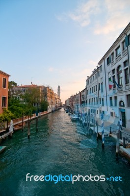 Venice  Italy Unusual Pittoresque View Stock Photo