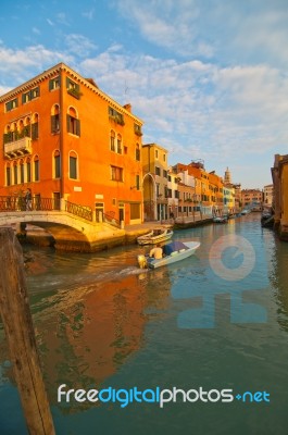 Venice Italy Unusual Pittoresque View Stock Photo