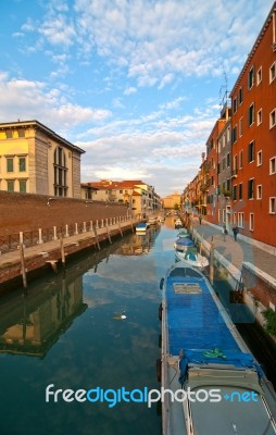 Venice Italy Unusual Pittoresque View Stock Photo