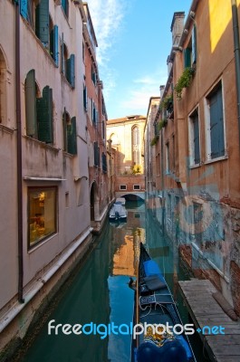 Venice Italy  Unusual Pittoresque View Stock Photo