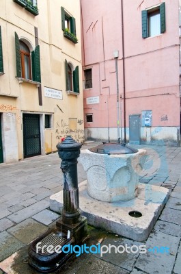 Venice  Italy Unusual Pittoresque View Stock Photo