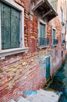 Venice  Italy Unusual Pittoresque View Stock Photo