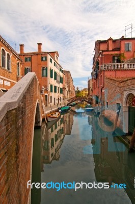 Venice Italy Unusual Scenic View Stock Photo