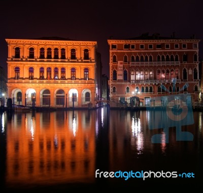 Venice Italy Unusual Scenic View Stock Photo