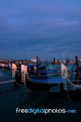 Venice Italy Unusual Scenic View Stock Photo