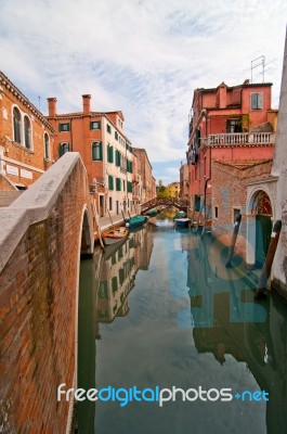 Venice Italy Unusual Scenic View Stock Photo