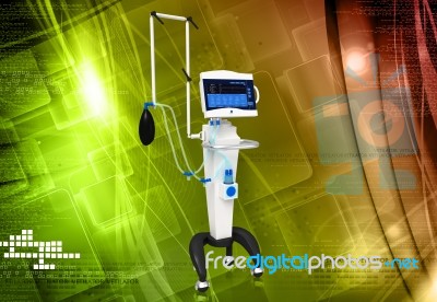 Ventilator Respiratory Unit Stock Image