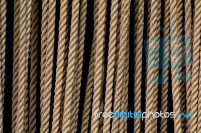 Vertical Rope Stock Photo