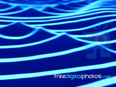 Vertical Vibrant Blue Ocean Waves Blur Abstraction Background Ba… Stock Photo