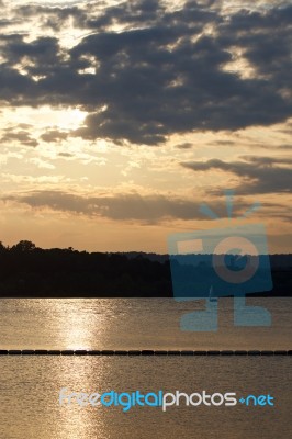 Very Beautiful Sunset Stock Photo