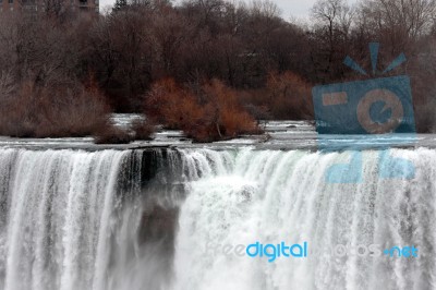 Very Beautiful Waterfall Stock Photo