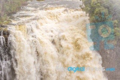 Victoria Falls In Zambia Stock Photo