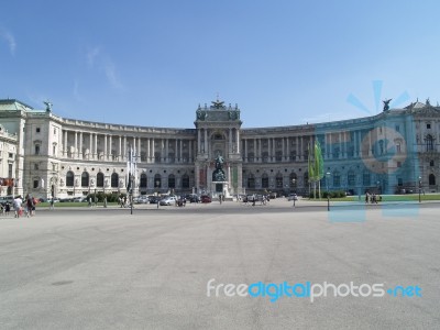 Vienna - New Hofburg Palace Stock Photo