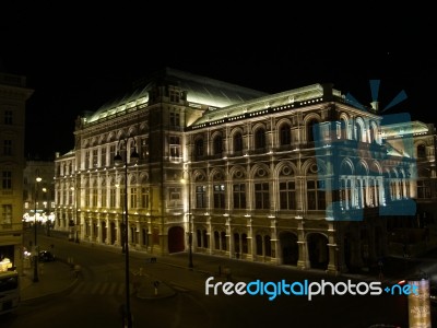 Vienna - State Opera Stock Photo