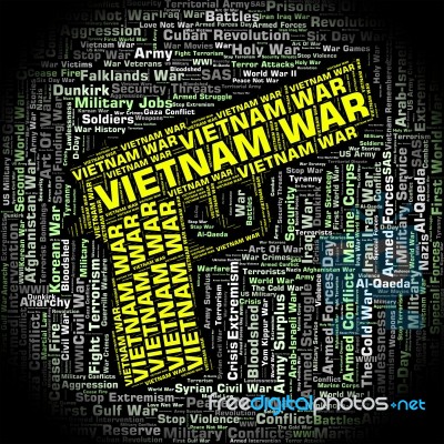 Vietnam War Represents North Vietnamese Army And Combat Stock Image