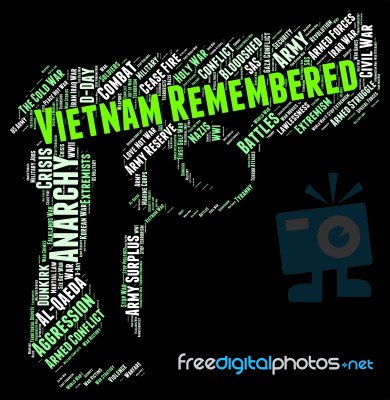 Vietnam War Shows North Vietnamese Army And Cong Stock Image