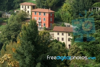 View From Citta Alta In Bergamo Stock Photo