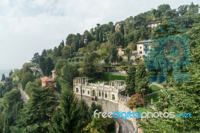 View From Citta Alta In Bergamo Stock Photo