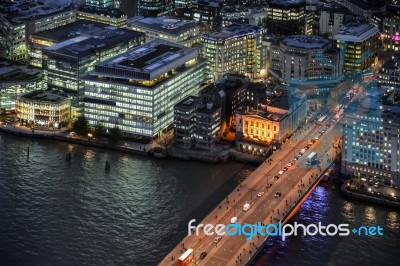 View From London - December 6 : View From The Shard In London On… Stock Photo