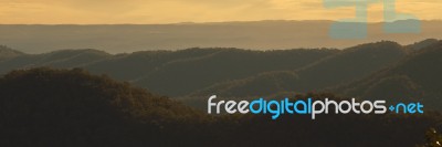 View From Mount Glorious Near Brisbane, Queensland Stock Photo