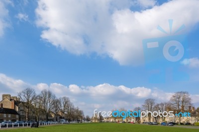 View From St Mary's Church Towards The Town Centre In Witney Stock Photo