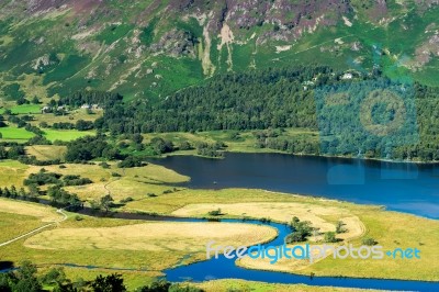 View From Surprise View Near Derwentwater Stock Photo