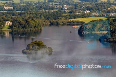 View From Surprise View Near Derwentwater Stock Photo