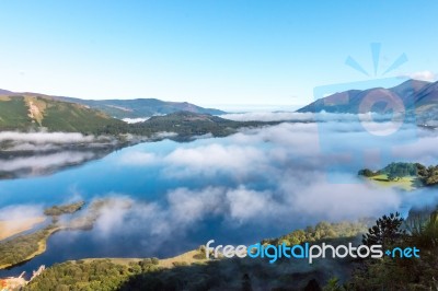 View From Surprise View Near Derwentwater Stock Photo