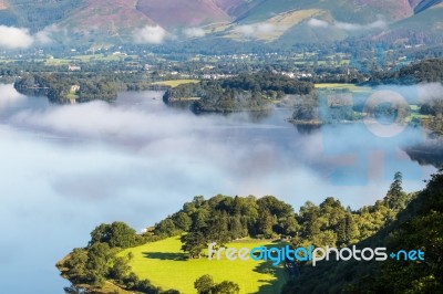 View From Surprise View Near Derwentwater Stock Photo