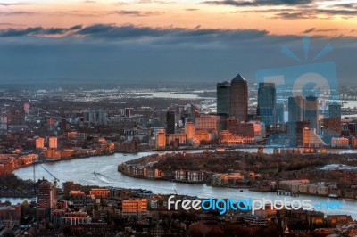 View From The Shard Stock Photo