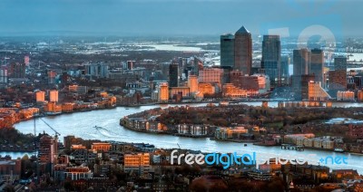 View From The Shard Stock Photo