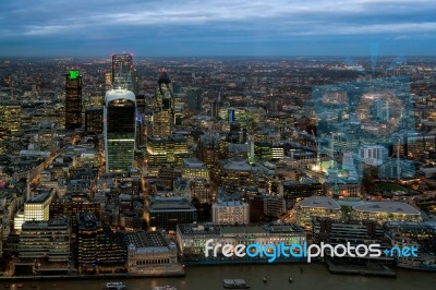 View From The Shard Stock Photo