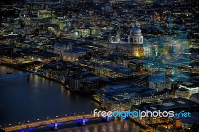 View From The Shard Stock Photo