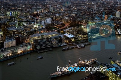 View From The Shard Stock Photo