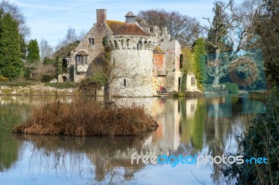 View Of  A Building On The Scotney Castle Estate Stock Photo