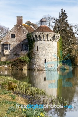 View Of  A Building On The Scotney Castle Estate Stock Photo