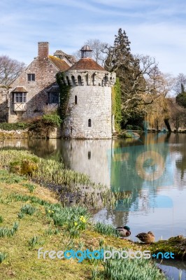 View Of  A Building On The Scotney Castle Estate Stock Photo