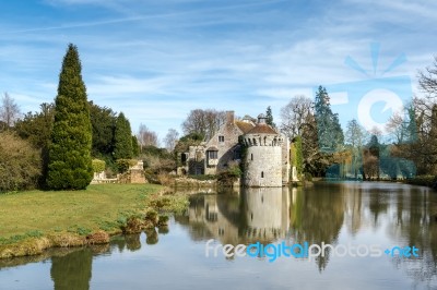 View Of  A Building On The Scotney Castle Estate Stock Photo