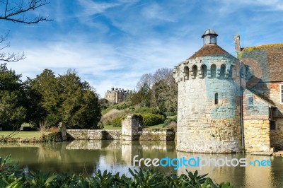 View Of  A Building On The Scotney Castle Estate Stock Photo