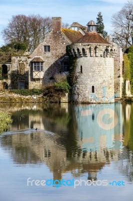 View Of  A Building On The Scotney Castle Estate Stock Photo